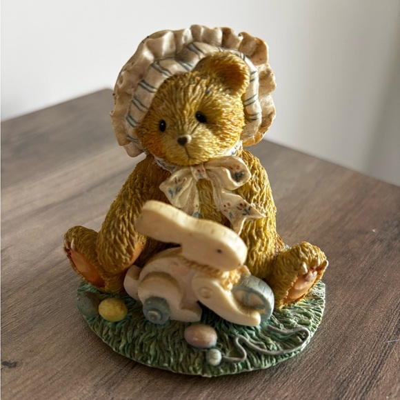 Cherished Teddies Melissa Figurine with Green Accents - Picture 1 of 6